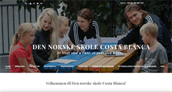 Desktop Screenshot of costablancaskole.com