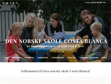 Tablet Screenshot of costablancaskole.com